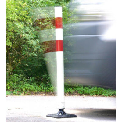 Deze parkeer- afzetpalen zijn volledig van kunststof en vergroten de veiligheid in uw buurt en straat.