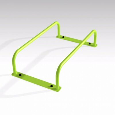 De handstand bars zijn leverbaar in bijna iedere ral kleur.