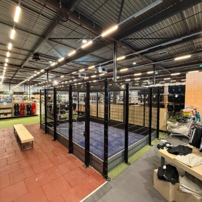 Onze hockeystick oefenkooi bij de Vrijbuiter in Zaandam