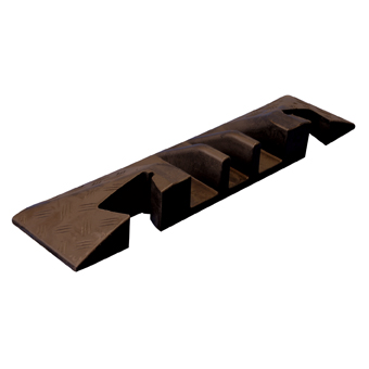 Eindstuk t.b.v. deze duurzame eb voordelige kabeldrempel.