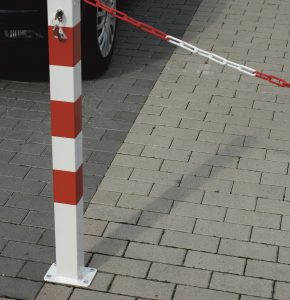 Duurzaam en degelijk slot met profielsleutels.