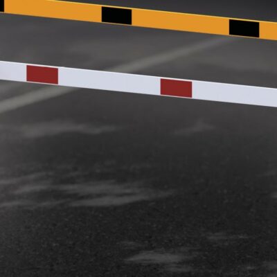 Dankzij de opvallende signaalkleuren en reflecterende strepen is onze handbediende mini slagboom altijd goed zichtbaar, wat de veiligheid aanzienlijk verhoogt, zowel overdag als 's nachts.