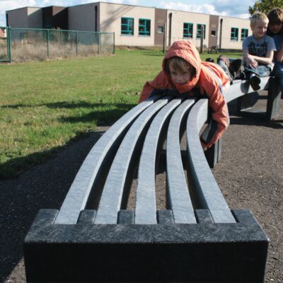 Parkbank Canvas 30° Diverse kleuren leverbaar. Geen onderhoud.