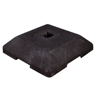 Kunststof voet t.b.v. het plaatsen van het veiligheidsbaken