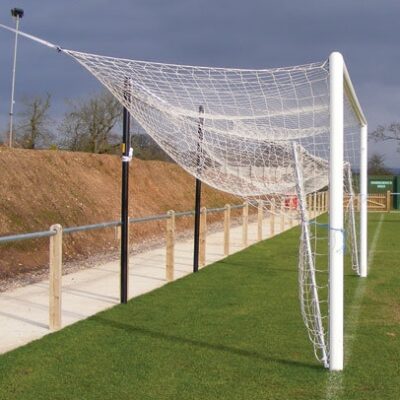 Voetbaldoel VD120. Onze opklapbare netbeugels, grondbeugels passen op al onze senioren voetbaldoelen.