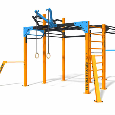 Outdoor fitness station Nippur M. 17 werkstations in 1.