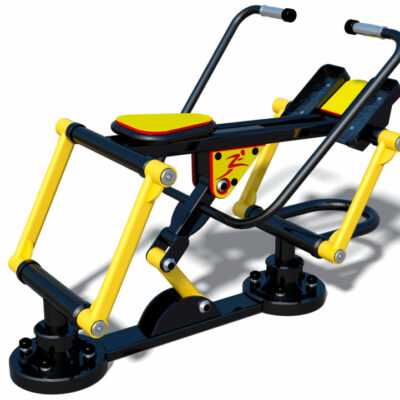 Outdoor kracht/cardio fitness apparaat, dat bestand is tegen alle weersomstandigheden.