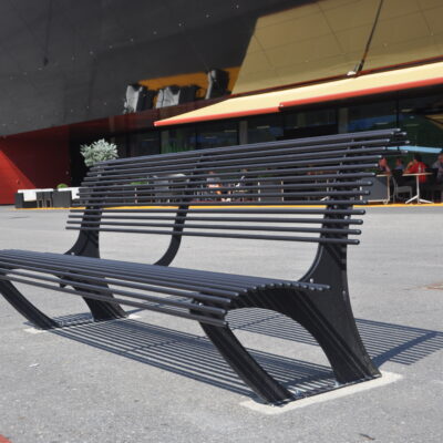 Parkbank Koper hier geplaatst een winkelcentrum.