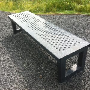 Parkbank Danielle in antraciet gecoat