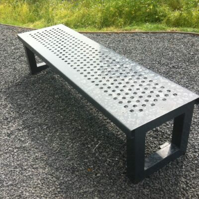 Parkbank Danielle in antraciet gecoat