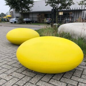 Onze Smarties uitgevoerd in het geel.