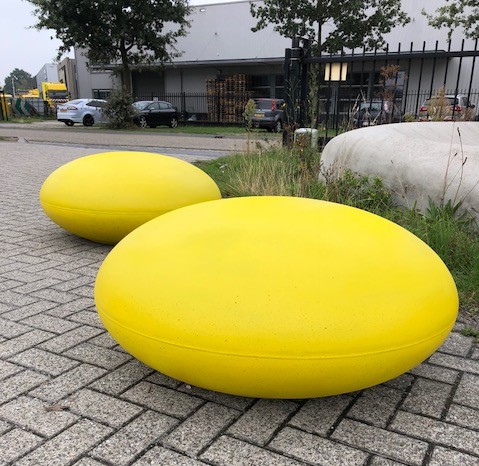 Onze Smarties uitgevoerd in het geel.