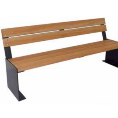 Parkbank Amburgo met rugleuning