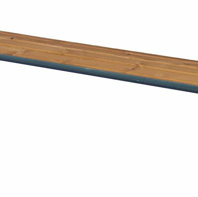 Parkbank Aurora zonder rugleuning. Deze parkbanken zijn voorzien van een houten zitting, waarbij u de keuze heeft uit meerdere houtafwerkingen.