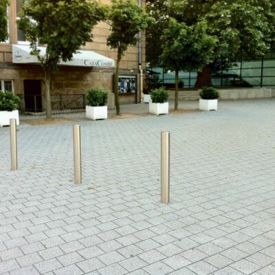 Anti parkeerpalen afzetpalen van rvs. SKWshop, topkwaliteit voor bijzonder scherpe prijzen!