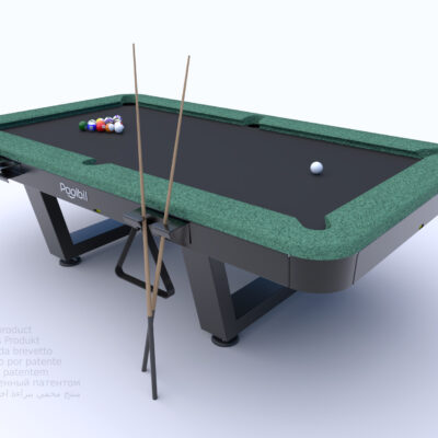 Weerbestendige pooltafel – Speciaal ontworpen om regen, UV-straling en vorst te weerstaan.