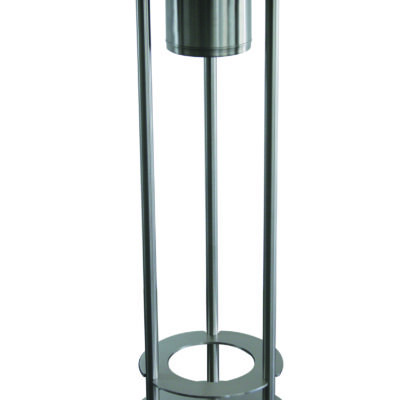 Sta, rooktafel model Graphit van RVS.