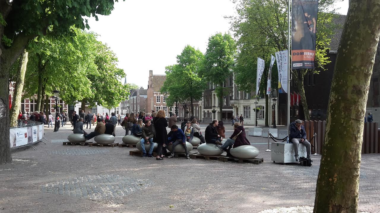 Smarties op het Domplein