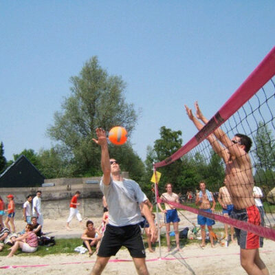 Beachvolleybalnetten recreatie