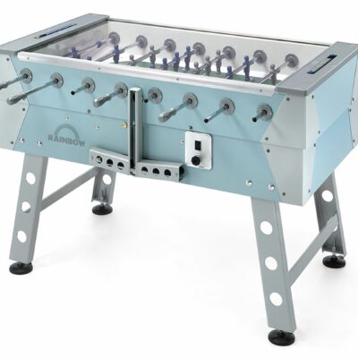 De FAS Rainbow CP voetbaltafel is dé perfecte keuze voor buitengebruik dankzij zijn robuuste en weerbestendige materialen.