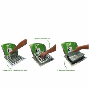 Tegelasbakken. Voordelig, duurzaam en handig in gebruik.