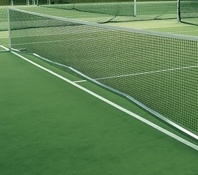 Netten netten voor onze mini tennisinstallatie