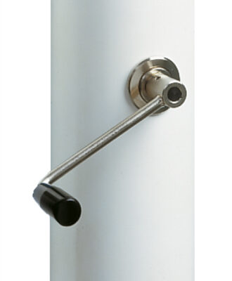 Antidiefstalvoorziening! Eenvoudig uw vlag hijsen en weer binnenhalen met deze duurzame slingerconstructie