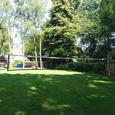 Ook ons meest verkochte volleybalnet aan campings en particulieren.