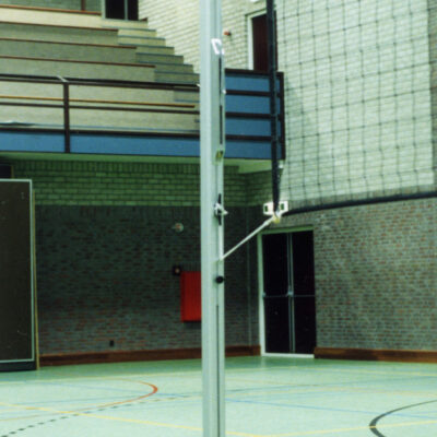 Aluminium volleybalpalen met duurzaam windwerk
