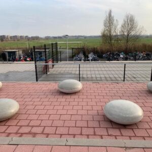 Vrolijk, duurzaam en voordelig park- straatmeubilair. Smarties van SKWshop